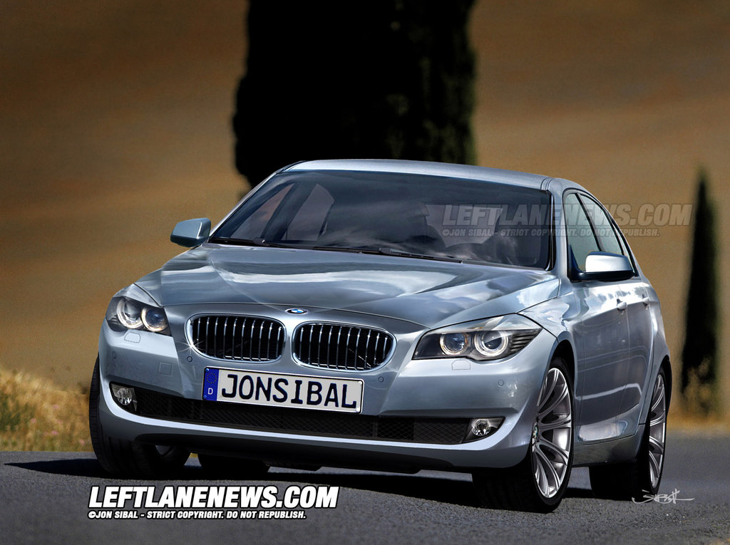 bmw 5 series white. next 5-series will likely